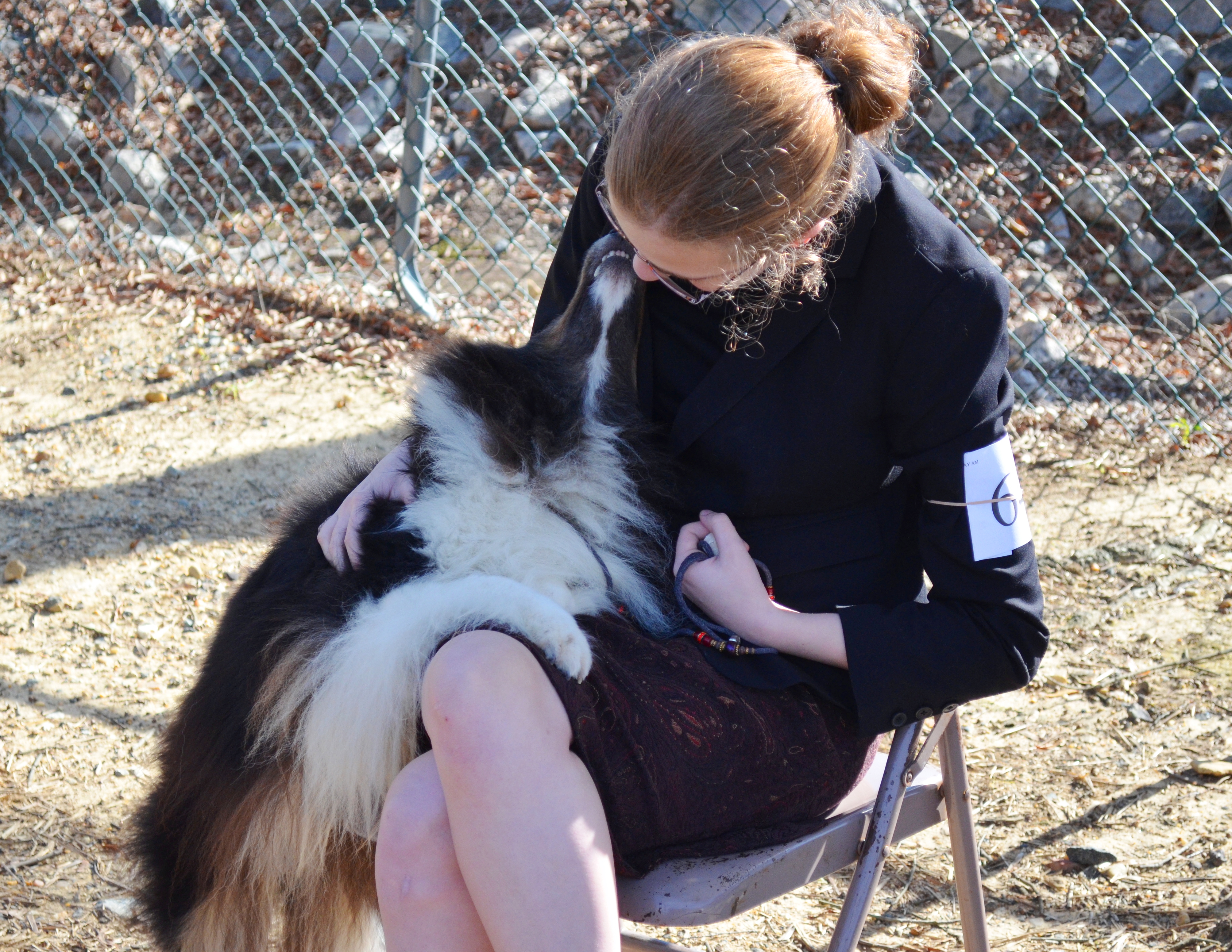 Sarah and Splash chilling